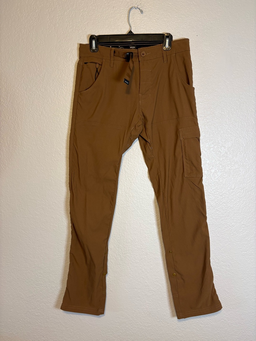PrAna Stretch Zion Slim Stretch Pants Hiking Brown 30x32 - Picture 2 of 9